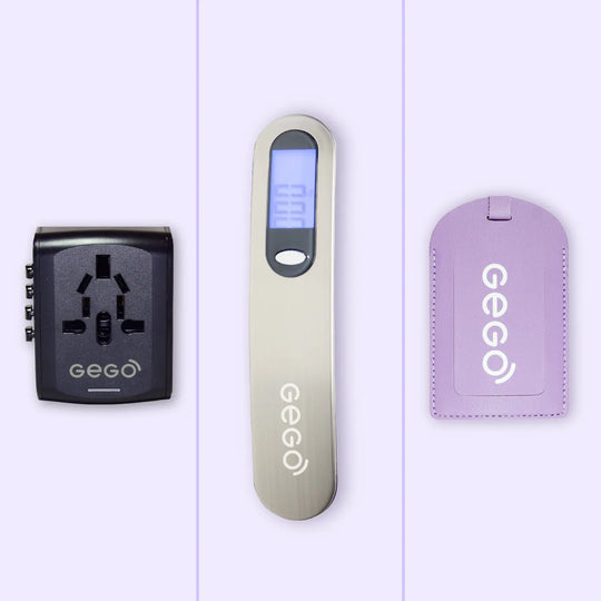 GEGO Travel Must-Have Gear - FOR ONLY