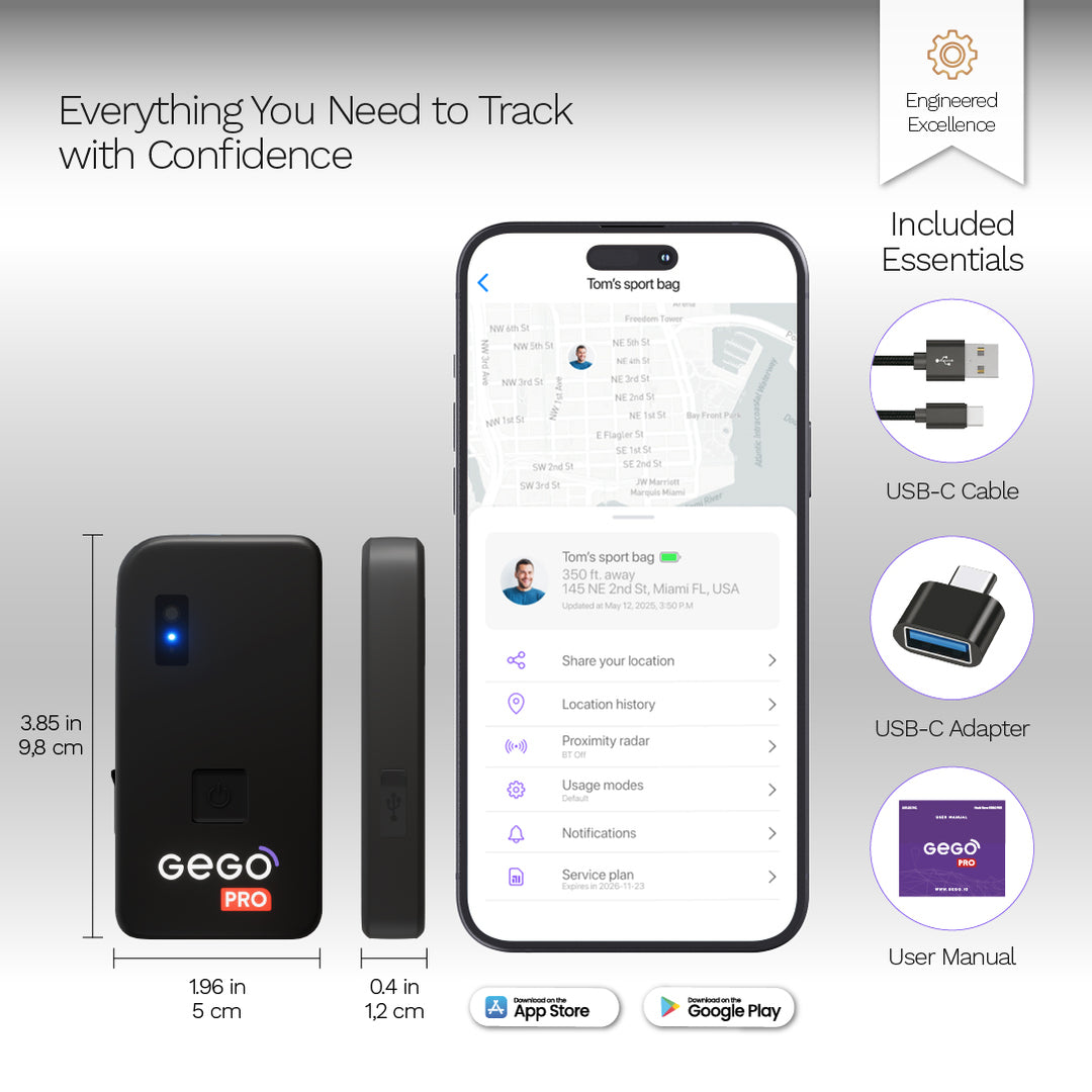 GEGO PRO Global Tracker Device