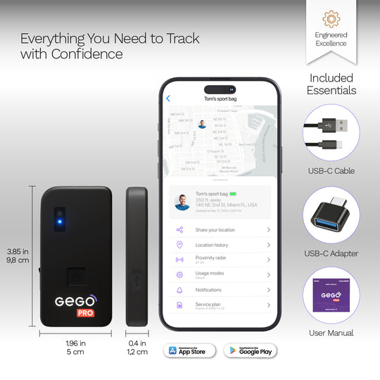 GEGO PRO Global Tracker Device