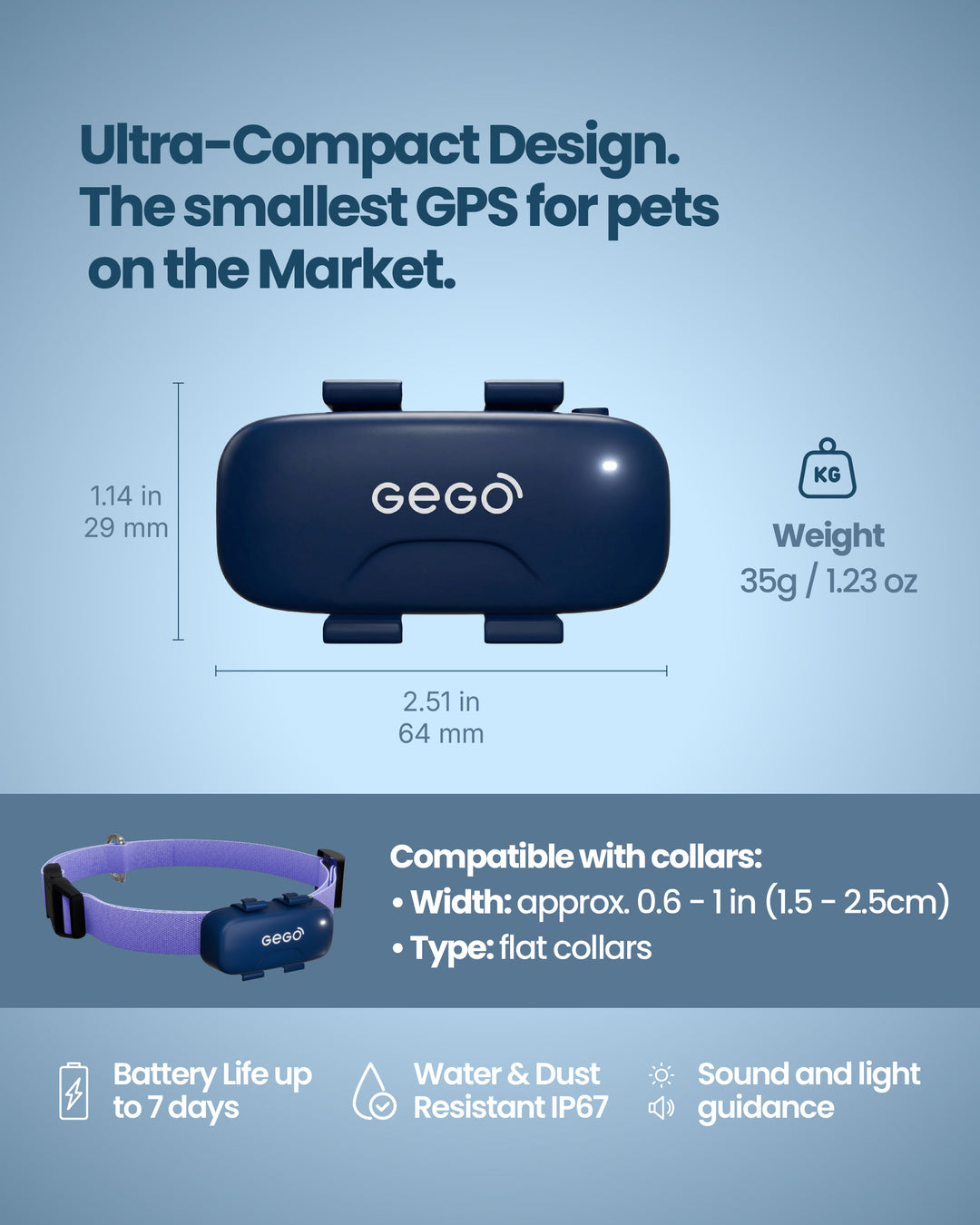 GEGO PET + 1 Year Subscription Included