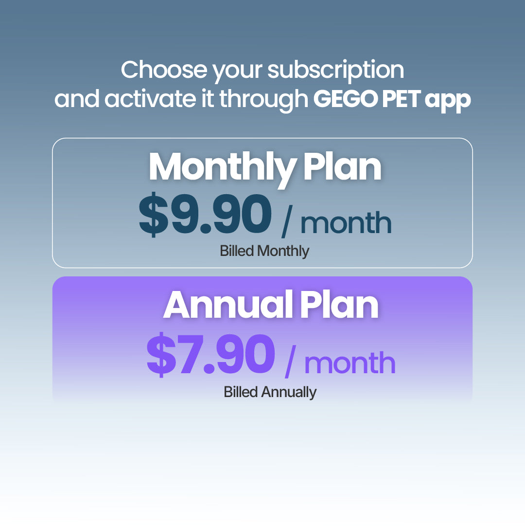 GEGO PET GPS TRACKER + Free Collar